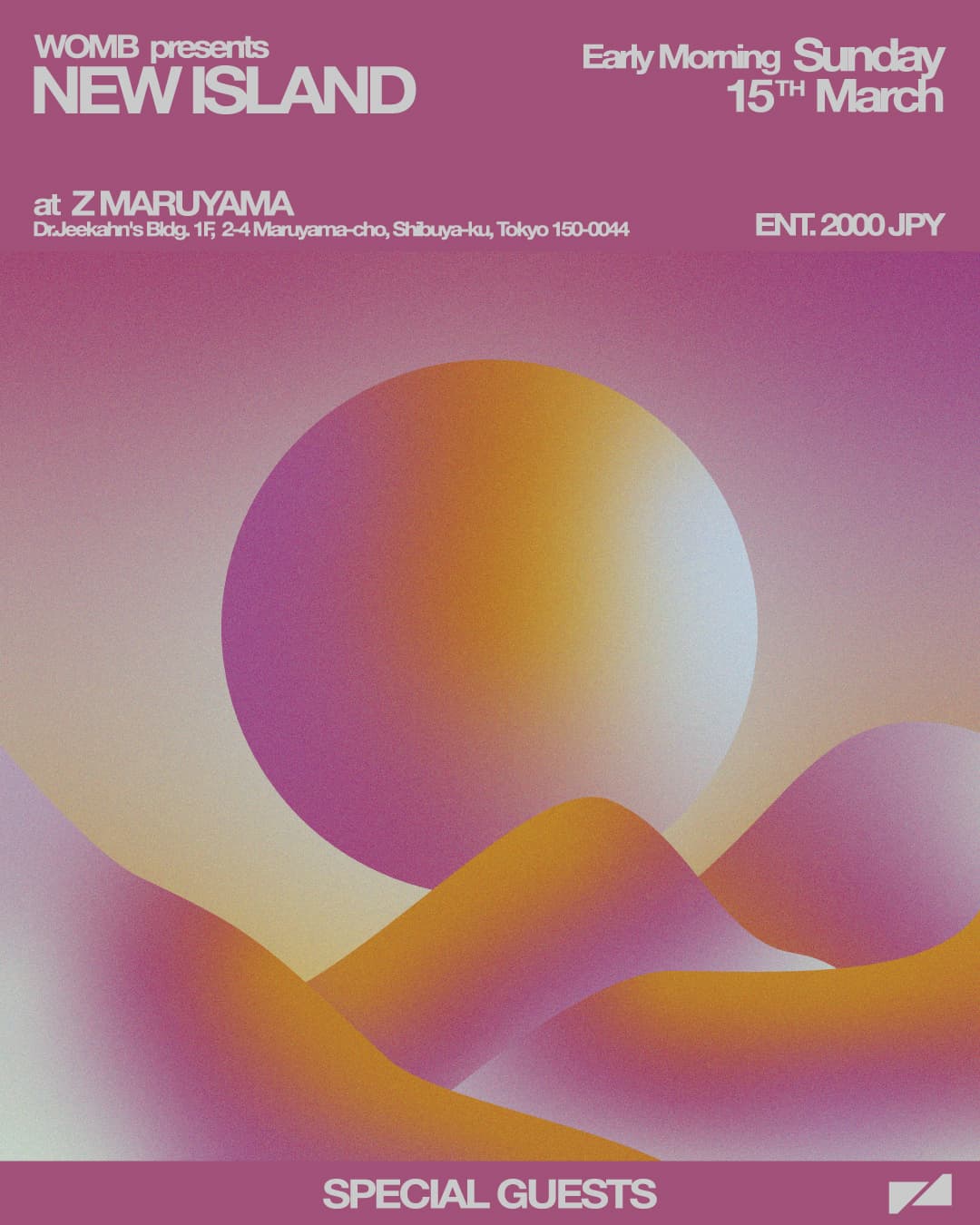 WOMB presents NEW ISLAND